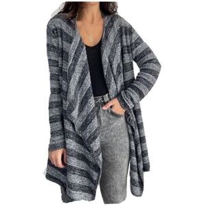Barefoot Dreams cardigan striped size S/M